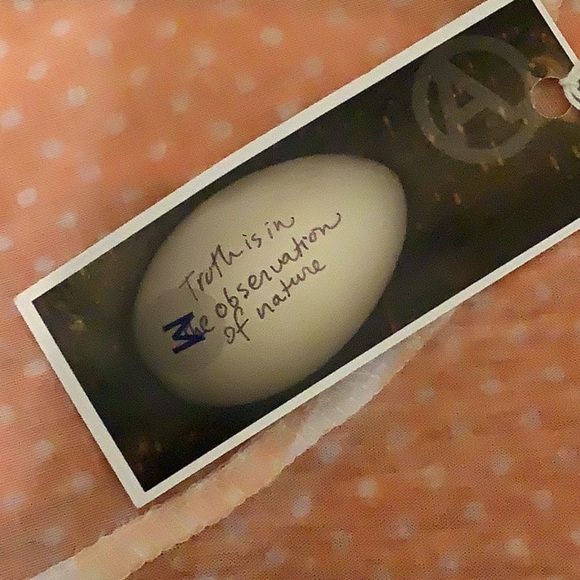 Alchemic Ruffle Trim Size Medium Front Tie Open Top. New with Tags. Made in USA - Picture 4 of 5